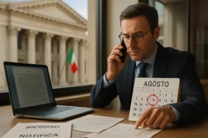 La pausa estiva del contenzioso tributario: cosa cambia per i termini in agosto